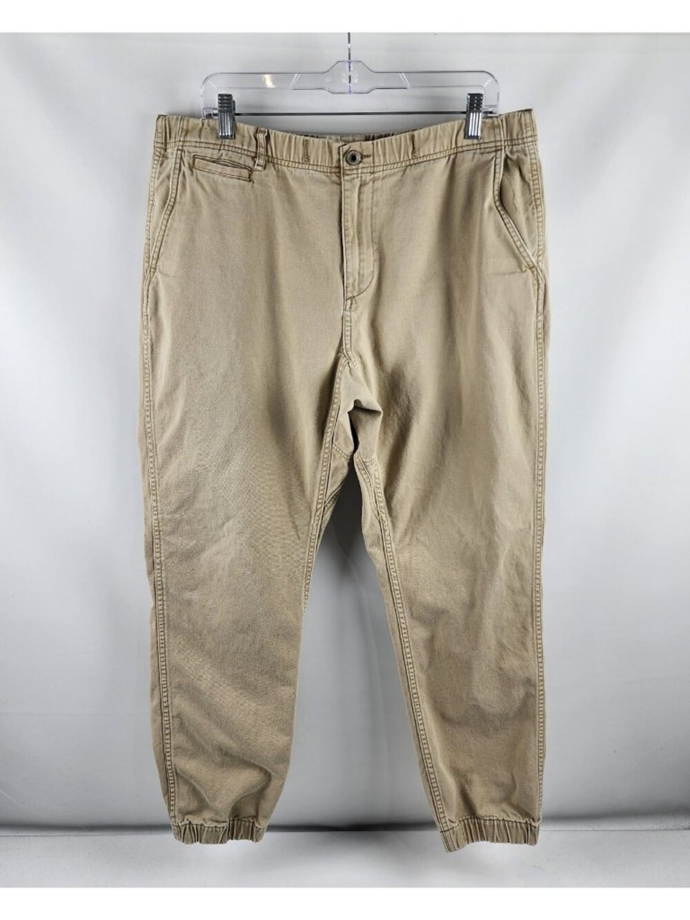 Denim Supply Pants Ralph Lauren Mens Large Beige Khaki Joggers (34x28)